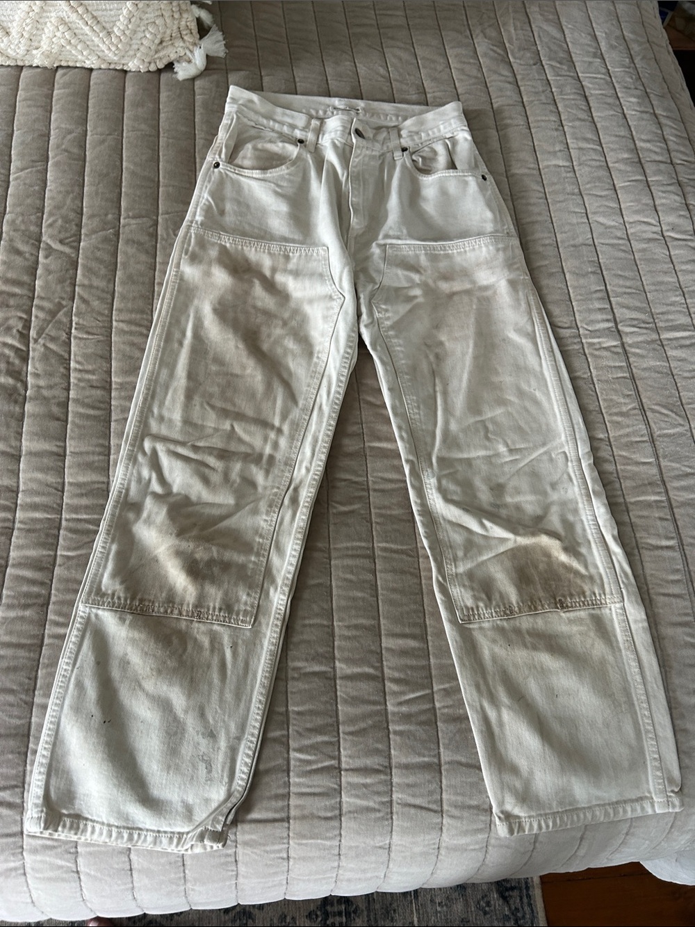 Rudy Jude Workwear Jeans in Off-White
